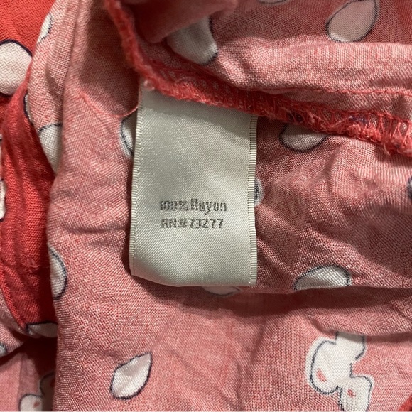 Disney LC Lauren Conrad Pink Polka Dot Mickey Minnie Mouse Top Blouse - Picture 8 of 8